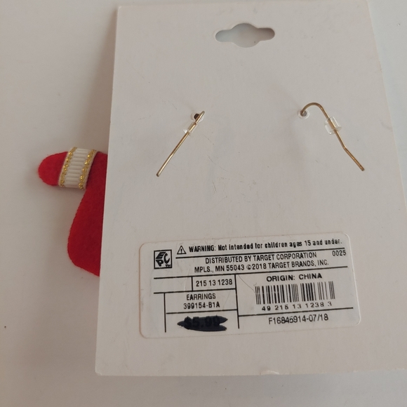 Ugly Christmas sweater earrings - Picture 4 of 4